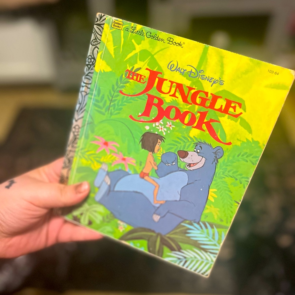 🏰  Vintage Jungle Book Little Golden Book